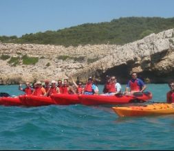 Excursion kayak dobles (Vilanova-sitges)
