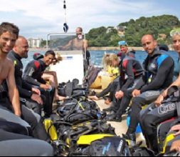 salida barco buceo