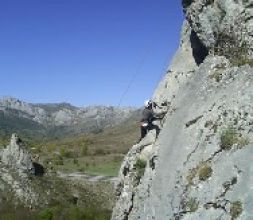 escalada y rappel cordillera cantabrica