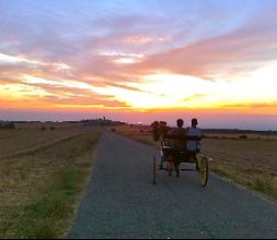 Posta de sol a l'Ametlla de Segarra