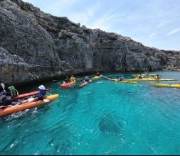 Rutas en kayac por la isla