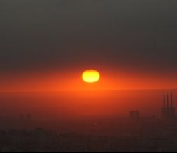 Amanecer en Barcelona