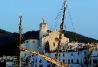 Sant Isidre con la iglesia de Cadaqués 