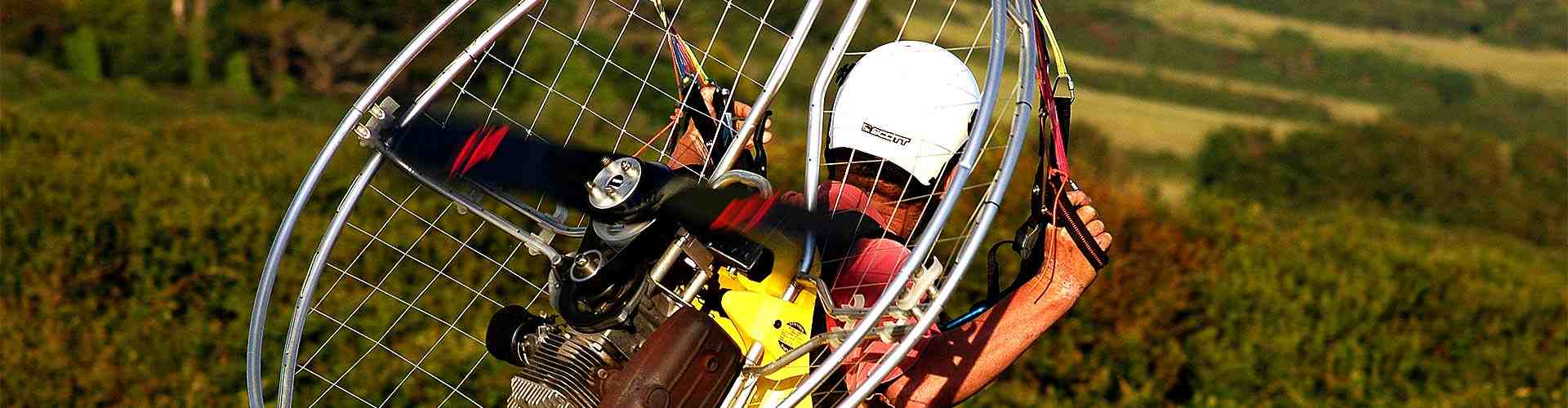 Paramotor en Caleta de Interian