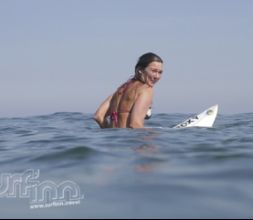 Surf girl in mundaka