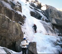 Escalada en hielo en Cavallers