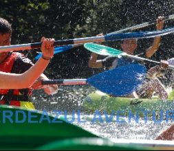 kayak en el río Miño