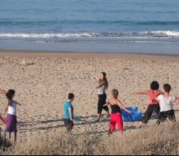 Yoga en la playa