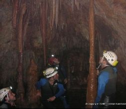 Espeleología cueva la Excéntrica