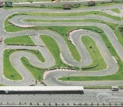 Vista aérea del circuito de Karting