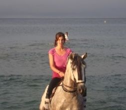 ruta a caballo por la playa