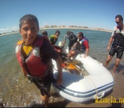 curso de Kite surf en isla de arena