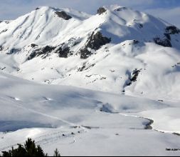 MAS DE 40KM EN MOTO DE NIEVE