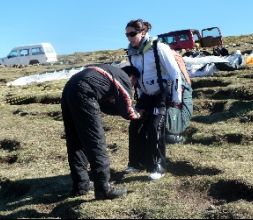 Equipando a la pasajera