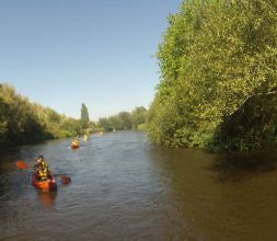 descenso en kayaks - piraguas