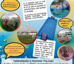 cartel castellano futbol burbuja