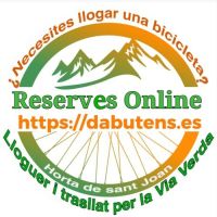 ¿Cómo hacer tu reserva? Entra a nuestra página web https://dabutens.es, selecciona tu bicicleta, tú trazado y en un sólo clic tendrás tú reserva. O si lo prefieres, llámanos y la haremos por ti. 679 92 62 79 Calle Sant Miquel, 7 Horta de Sant Joan, Tarragona info@dabutens.com