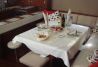 cena romántica en el salon