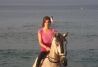 ruta a caballo por la playa
