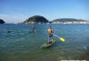 SUP en la bahía en alokayak