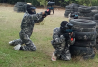 jugando paintball, en Urban