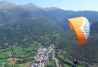 Vista aérea en parapente biplaza